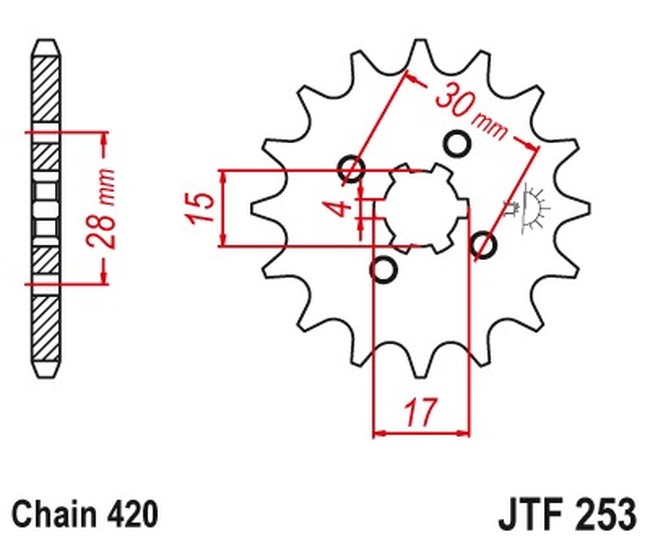 Sprockets - Jtf253.15T - Click Image to Close