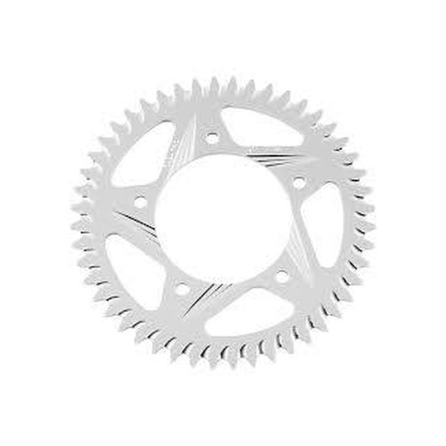 Vortex Racing Aluminum Rear Sprocket 530 44 Tooth- Silver - Vtx Aluminum Rear Sprocket - Click Image to Close