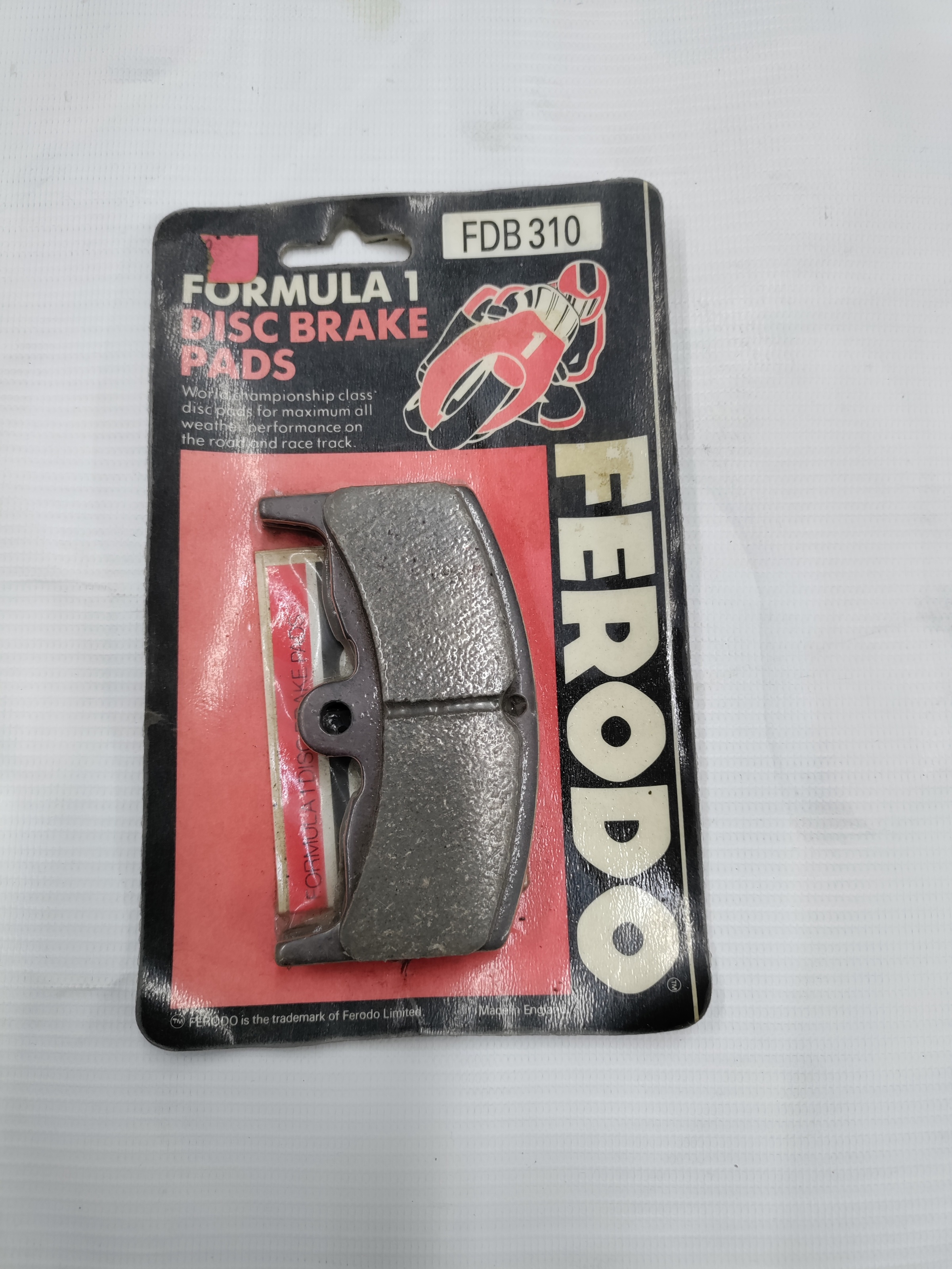 Front Organic Brake Pads - For 88-89 Honda VTR250 Interceptor - Click Image to Close