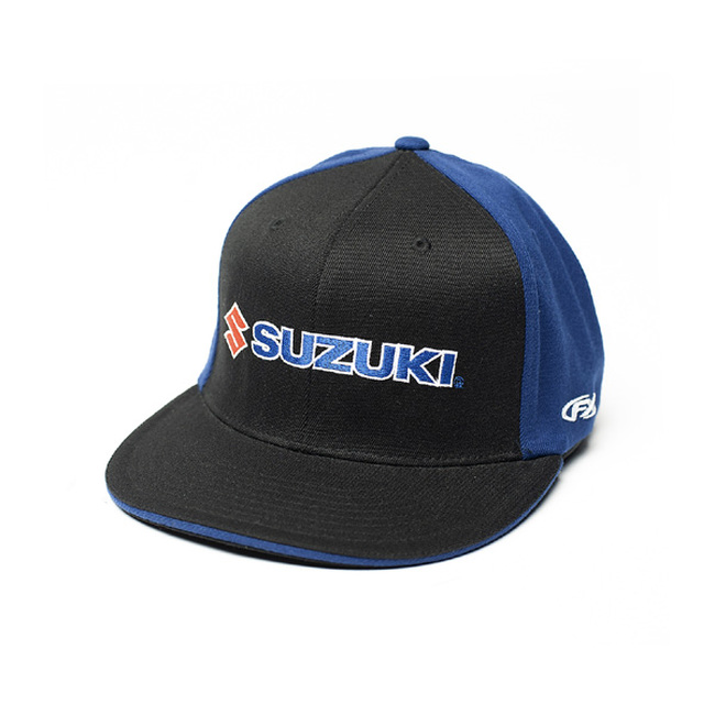 Men's Suzuki Team Hat - Suzuki Team Hat Blkblu S/M - Click Image to Close