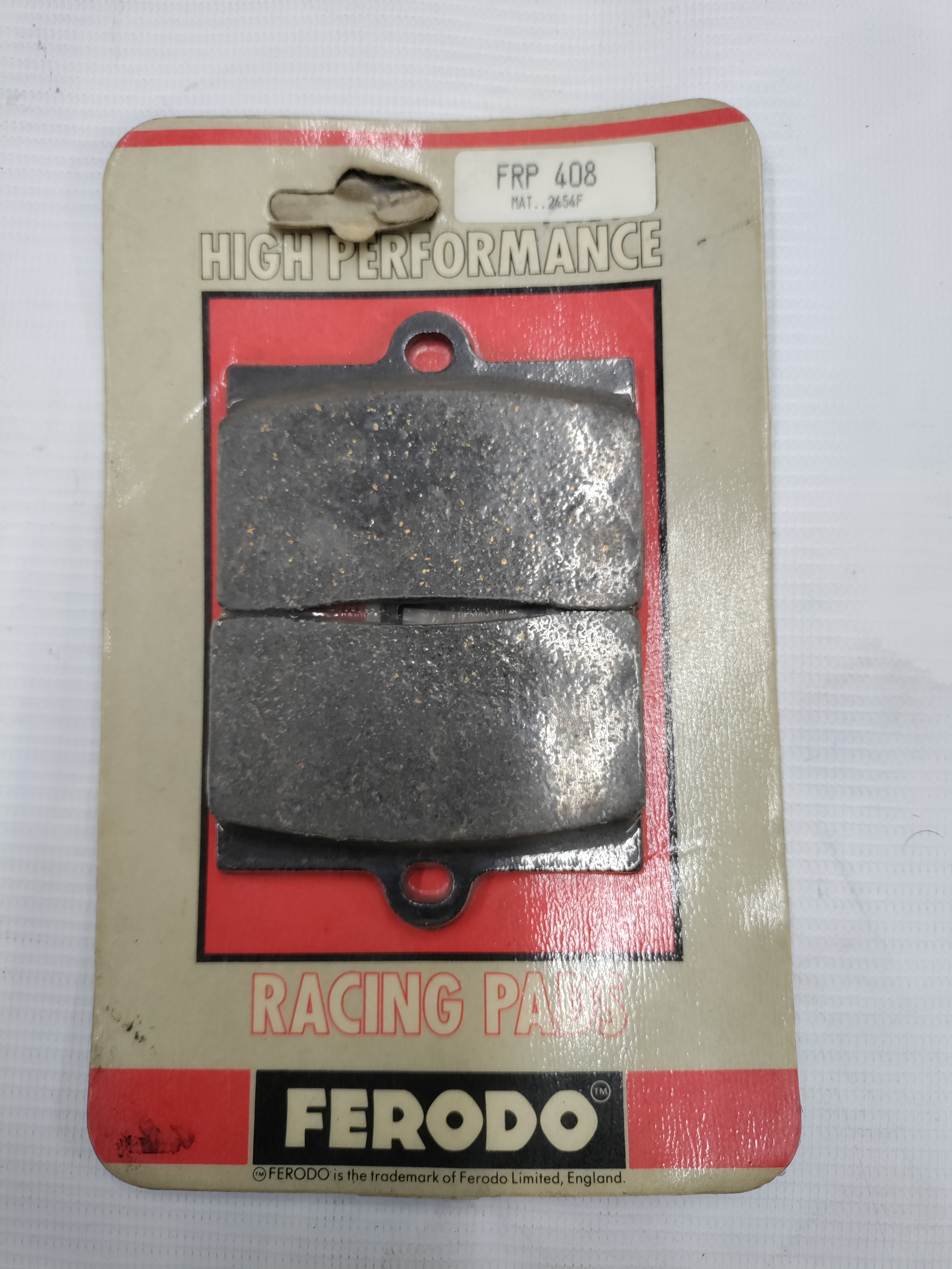 Rear Organic Brake Pads - Click Image to Close