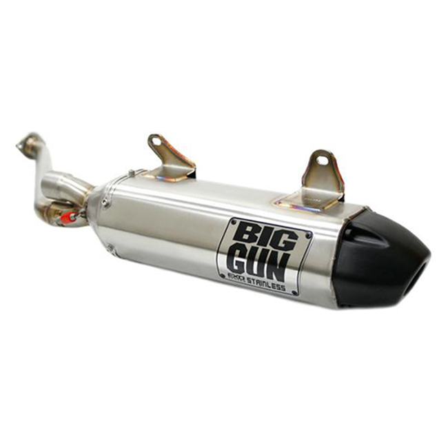 06-12 Kawasaki BRUTE FORCE 650 IRS EXO Stainless Full System Exhaust - Click Image to Close