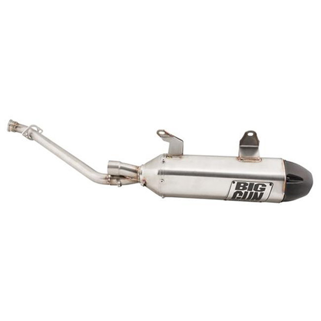 12-14 Kawasaki BRUTE FORCE 750 IRS EXO Stainless Slip On Exhaust - Click Image to Close