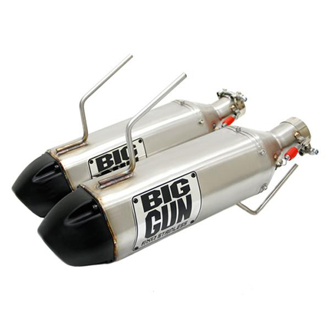 13-18 CAN AM MAVERICK 1000/XMR/MAX EXO Stainless Dual Slip On Exhaust - Click Image to Close