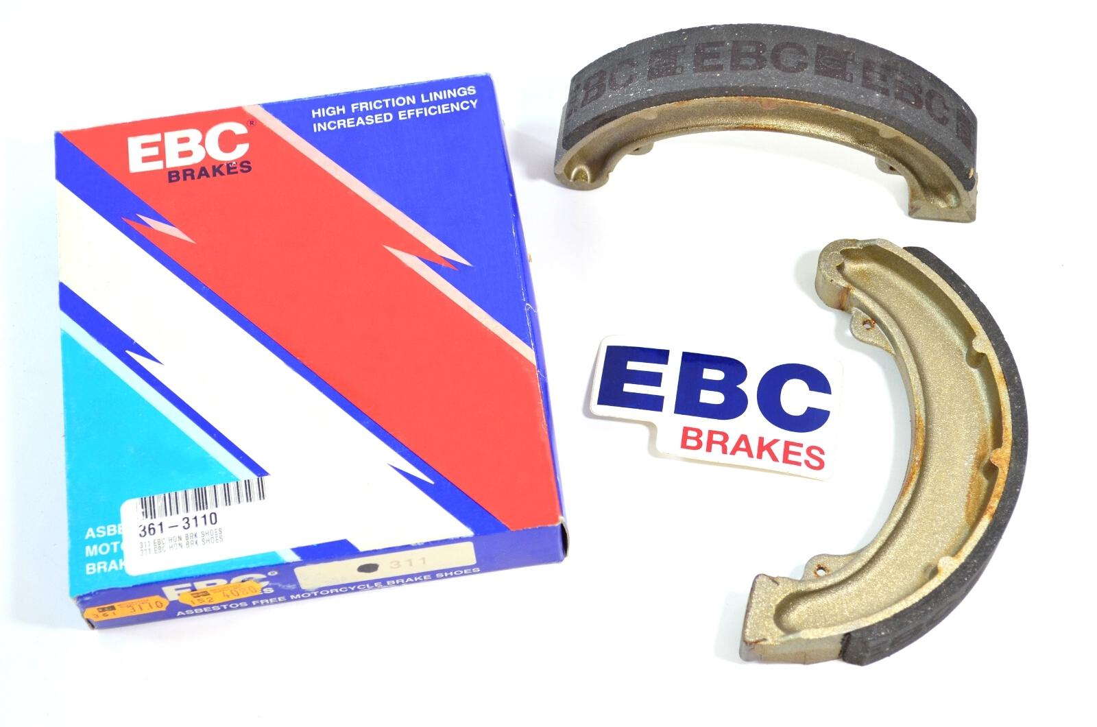 Front Organic Brake Shoes - For 72-76 XL250, 74-76 MT250, 1976 Elsinore 250 - Click Image to Close