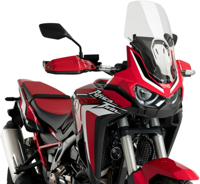 Dark Smoke Touring Windscreen - For 20-23 Honda Africa Twin CRF1100L - Click Image to Close