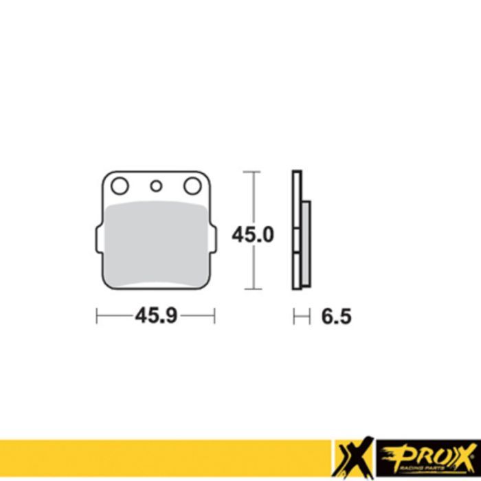 YZ65 18-22/YZ80/85 93-22 Rear Brake Pad - Click Image to Close