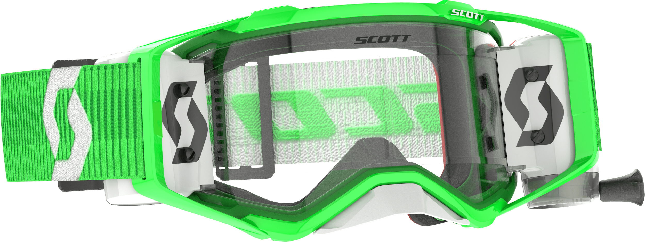 Prospect WFS Goggles Green/White Clear Works Lens - Click Image to Close