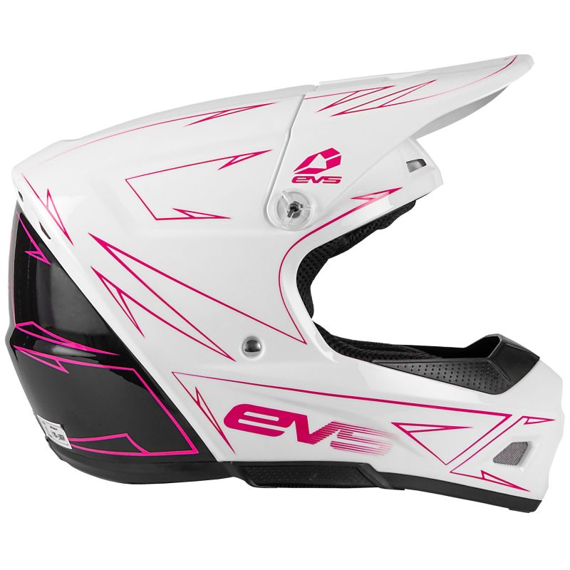 T3 Pinner Helmet 50-50 White/Pink/Black Youth - Small - Click Image to Close