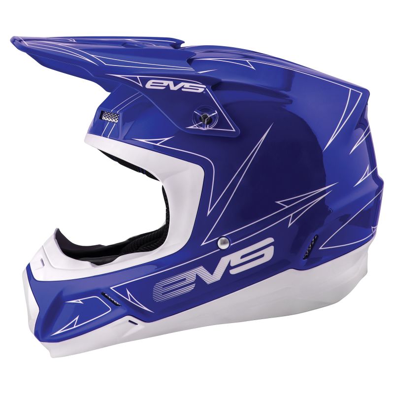 T5 Pinner Helmet Blue White - Medium - Click Image to Close