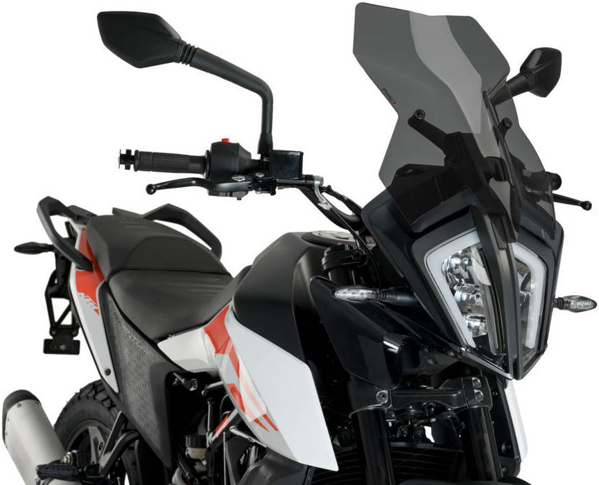 Dark Smoke Touring Windscreen - For 20-23 KTM 390 Adventure - Click Image to Close