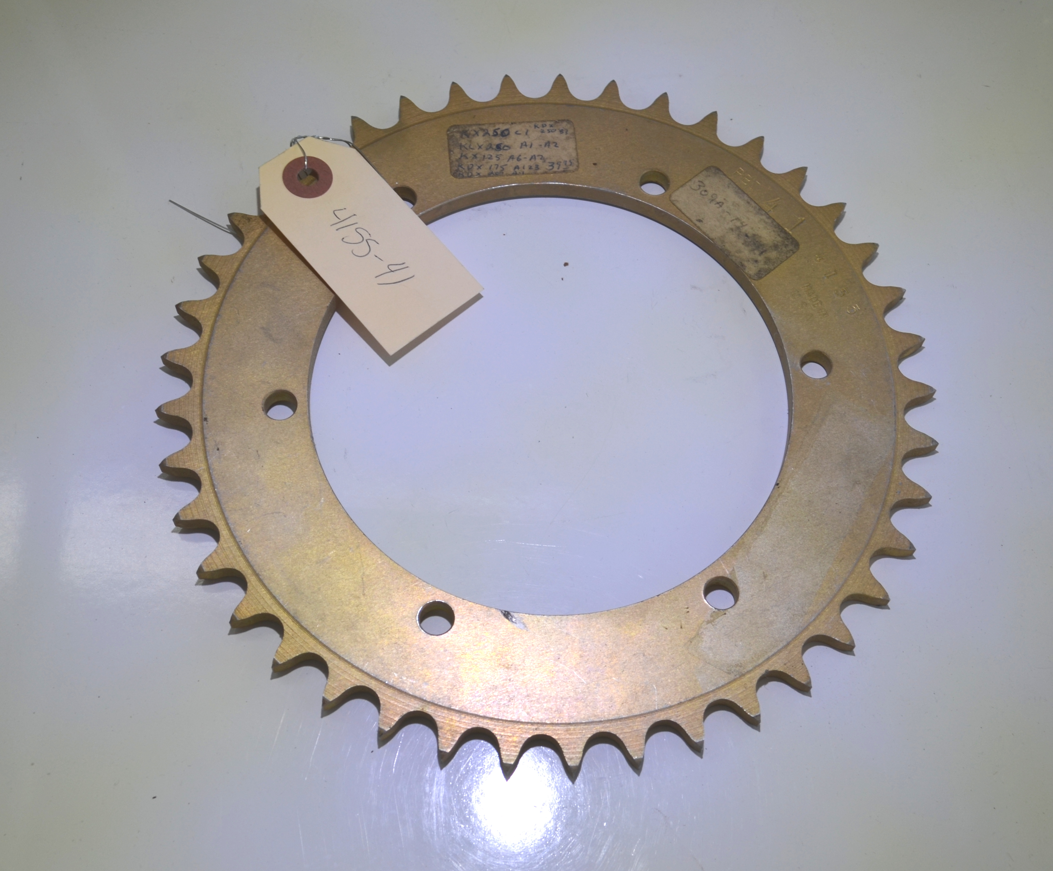 N.O.S. 41T ALUMINUM REAR SPROCKET - Click Image to Close