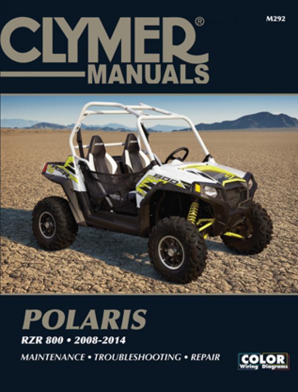 Shop Repair & Service Manual - Soft Cover - For 08-14 Polaris RZR 800 - Click Image to Close