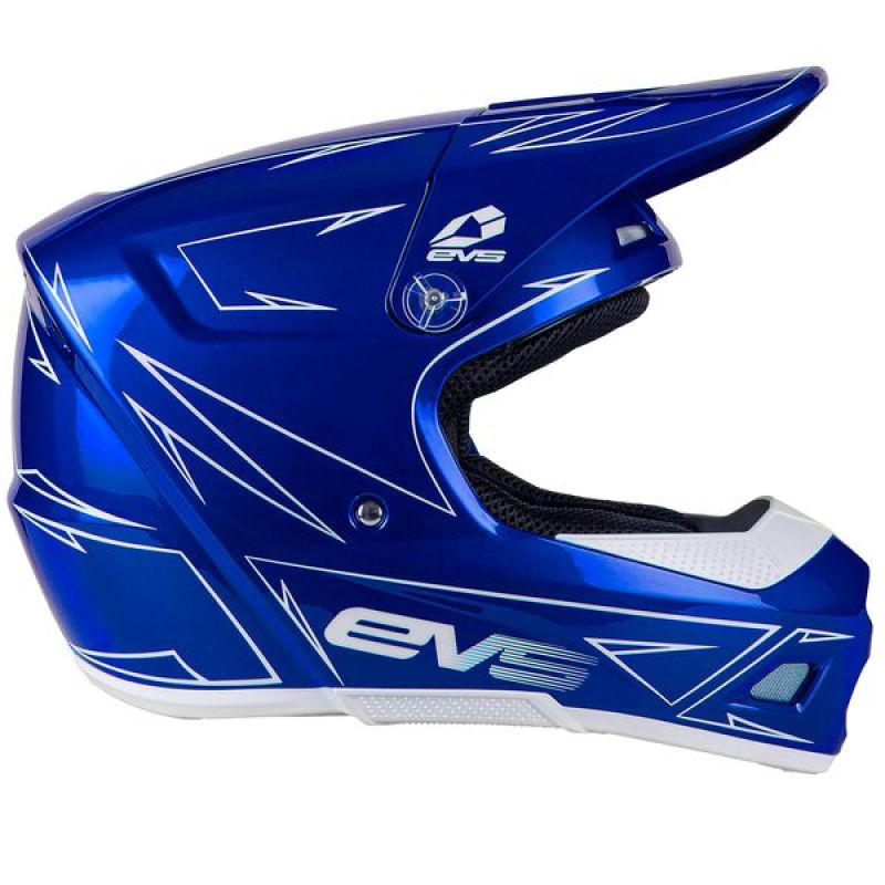 EVS T3 Pinner Helmet Blue Youth - Medium - Click Image to Close