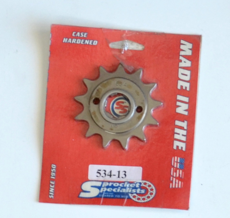 N.O.S. COUNTER SHAFT SPROCKET STEEL HON (520) 13T - Click Image to Close