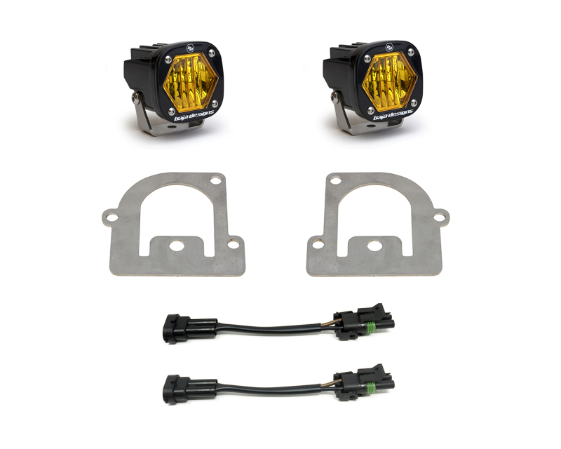 21+ Ford Bronco Sport S1 WC LED Fog Pocket Light Kit - Amber - Click Image to Close