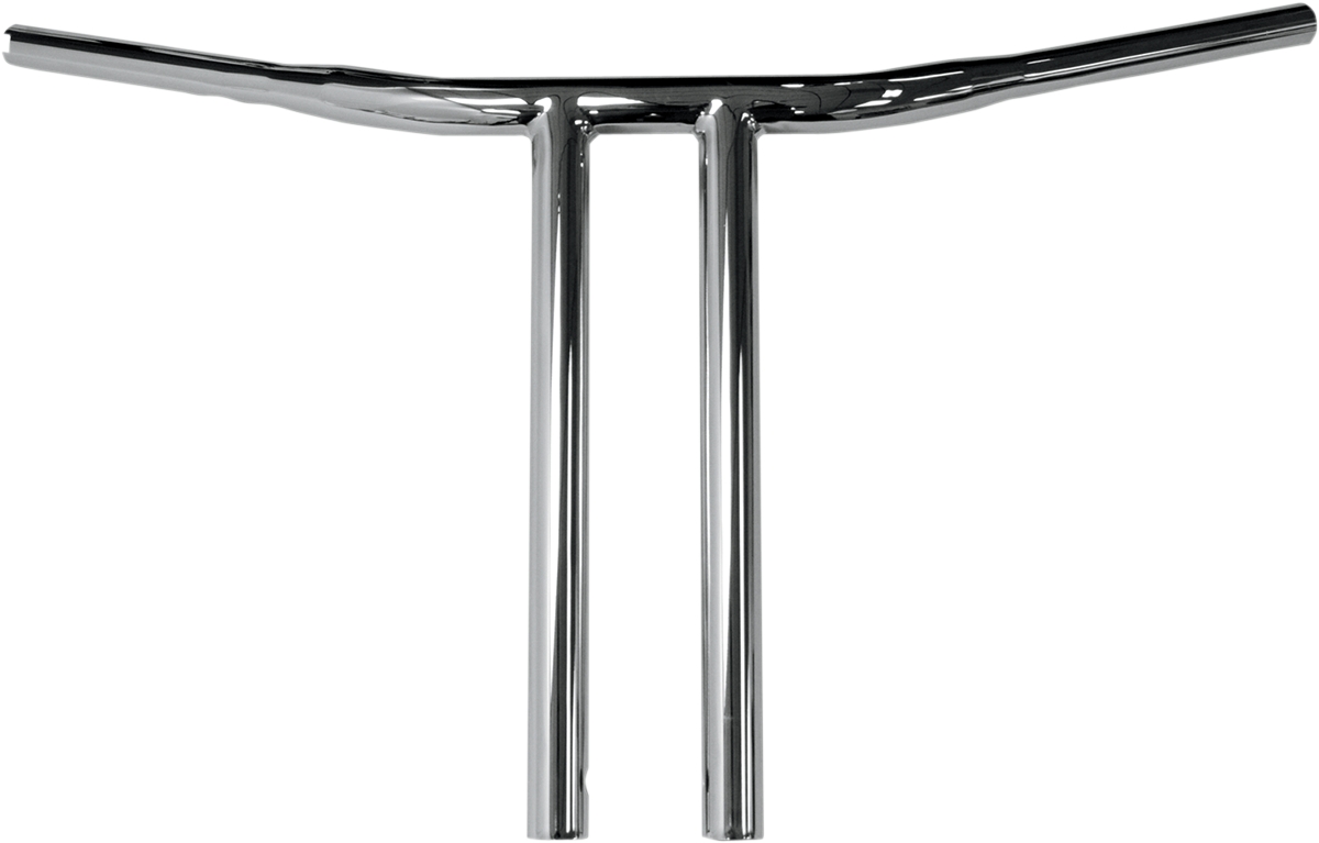 Chrome 14in. T Bar Bend 1 1/4in. Buffalo Bar Handlebar - Click Image to Close