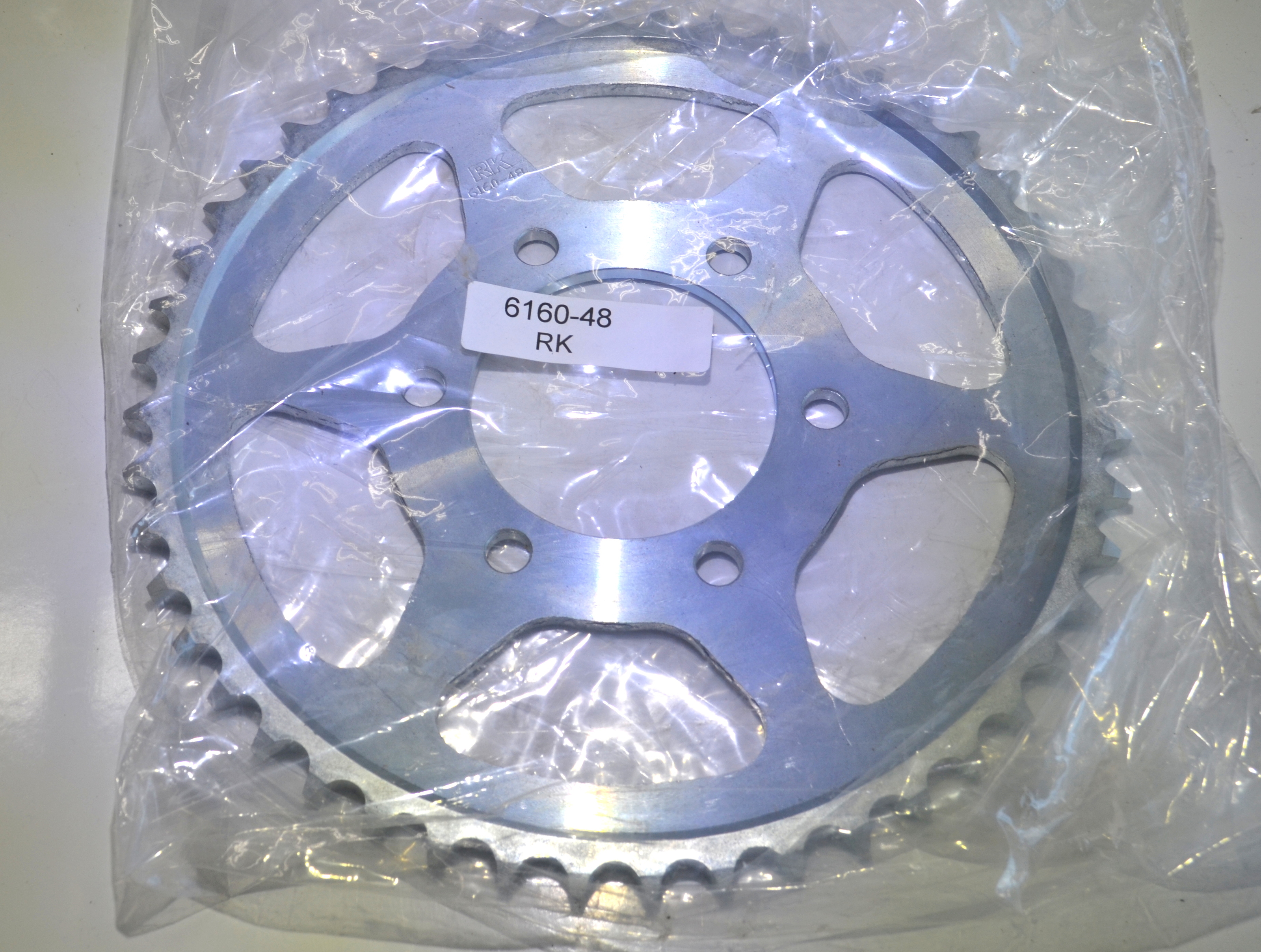 RK Chain N.O.S. 48T Case Hardened Steel Rear Sprocket - Click Image to Close