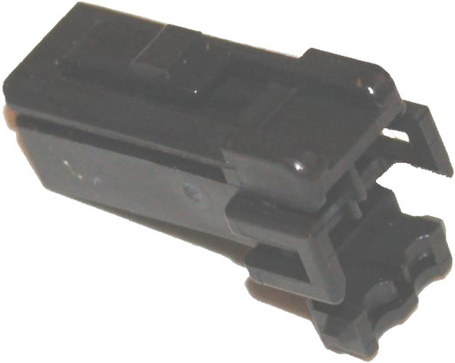 AMP Multilock 2-Position Female Wire Plug Housing (HD 73152-96BK) - Click Image to Close