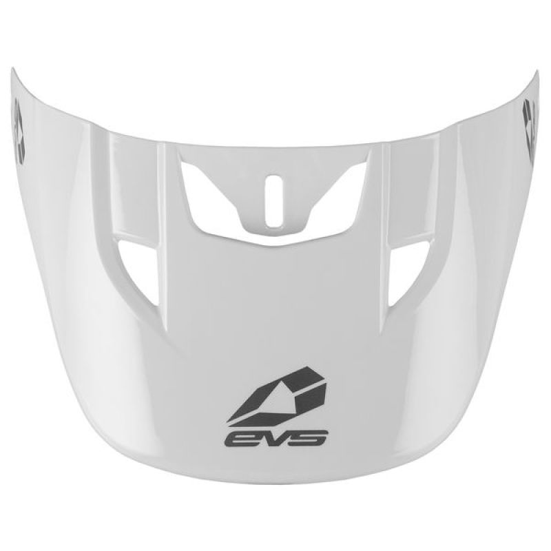 EVS T3 Solid Helmet Visor - White - Click Image to Close