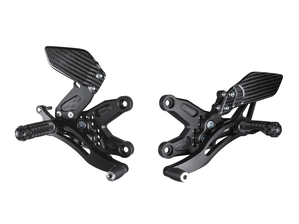 Adjustable Rearsets Standard Shift - For 10-14 BMW S1000RR - Click Image to Close