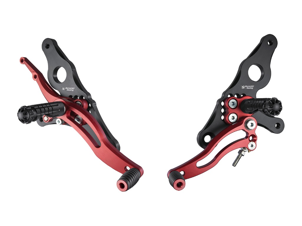 Adjustable Rearsets - For 07-12 Ducati Hypermotard / 03-09 Multistrada - Click Image to Close