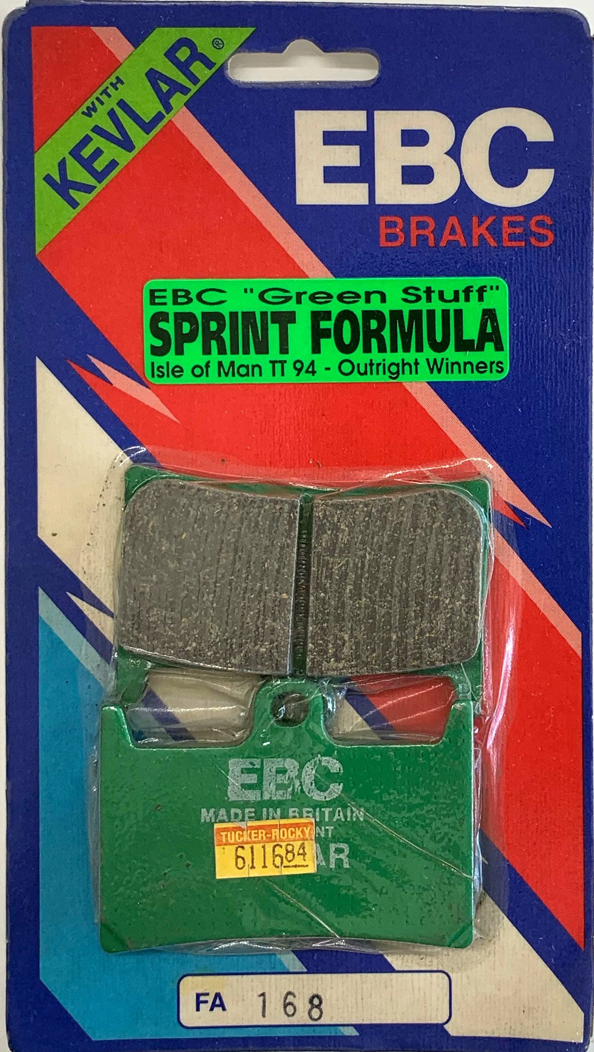 Standard Organic Brake Pads - Click Image to Close