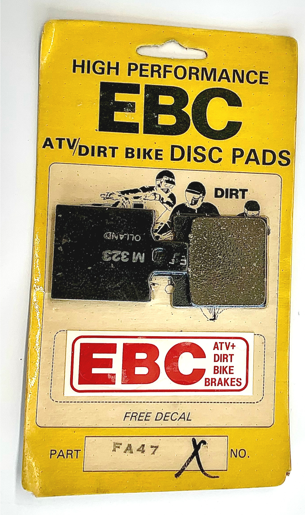 Standard Organic Brake Pads - Click Image to Close