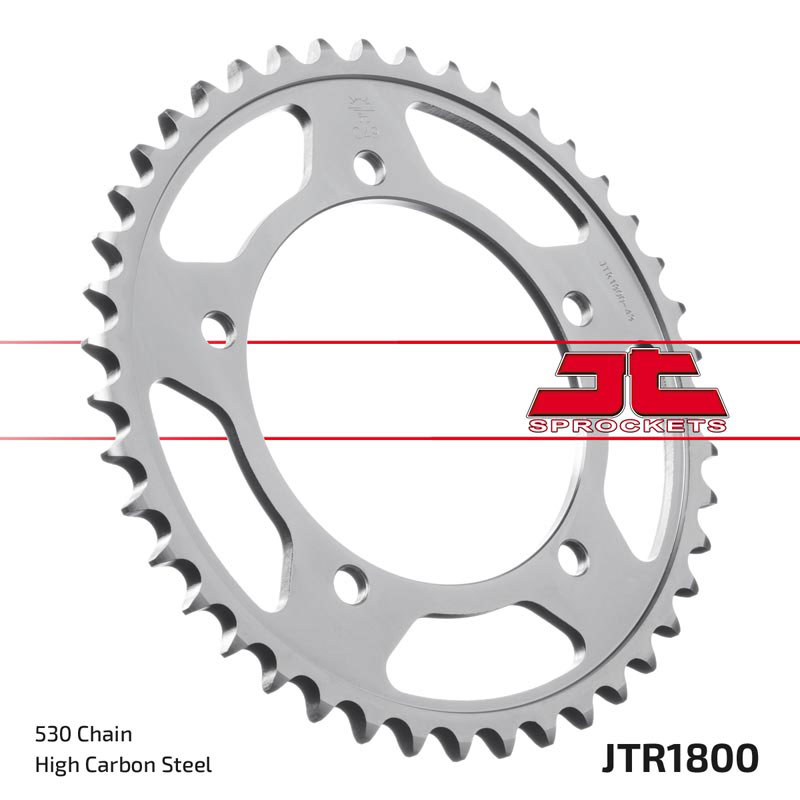 Steel Rear Sprocket - 44 Tooth 530 - For Hayabusa GSX GSF SV1000 Tiger - Click Image to Close