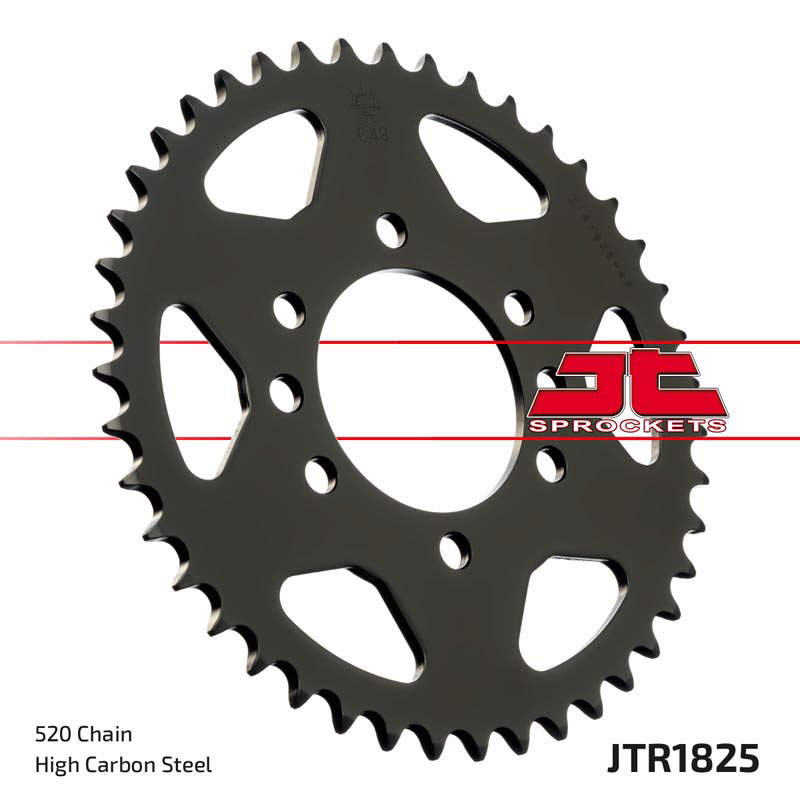 Steel Rear Sprocket - 40 Tooth 520 - For Suzuki GSX/R VL250LC DR500 LT - Click Image to Close