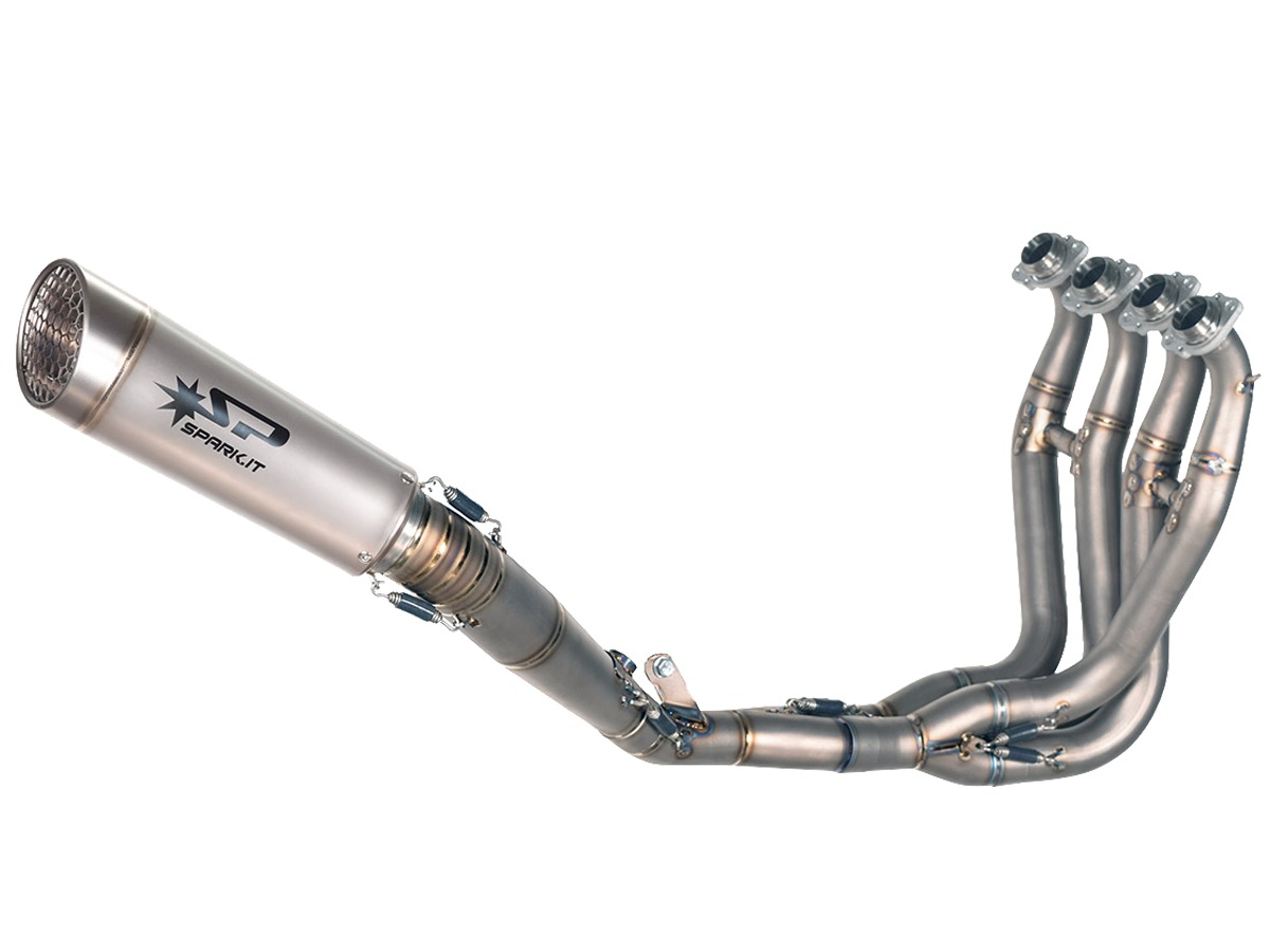 Grid-O Titanium WSBK Evo Full Exhaust - For 09-25 Kawasaki ZX-6R - Click Image to Close