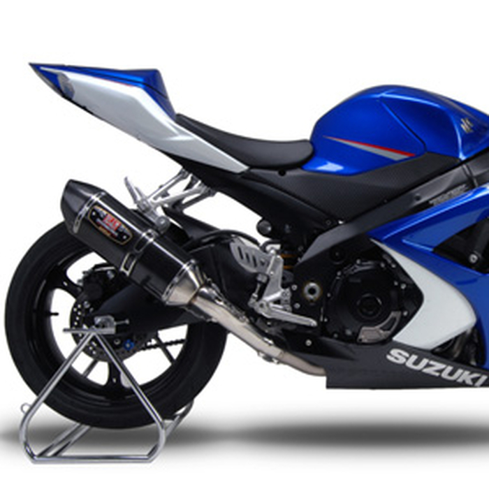 Race R77 Carbon Fiber Single Slip On Exhaust - For 07-08 Suzuki GSXR1000 - Click Image to Close