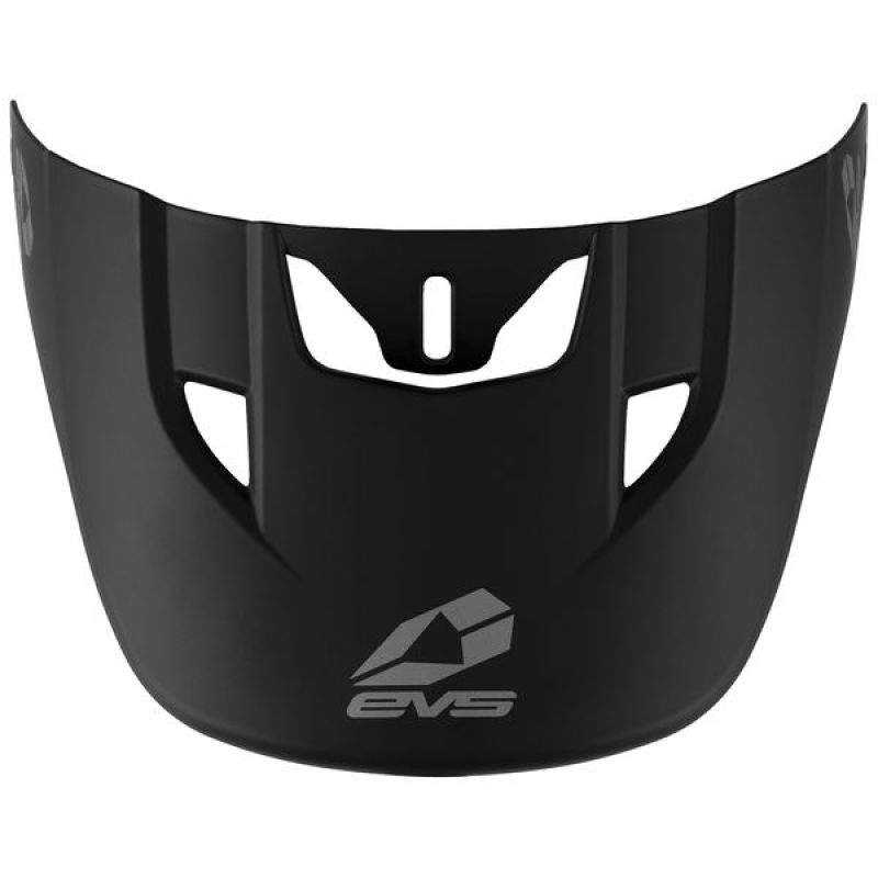 EVS T3 Solid Helmet Visor - Matte Black - Click Image to Close