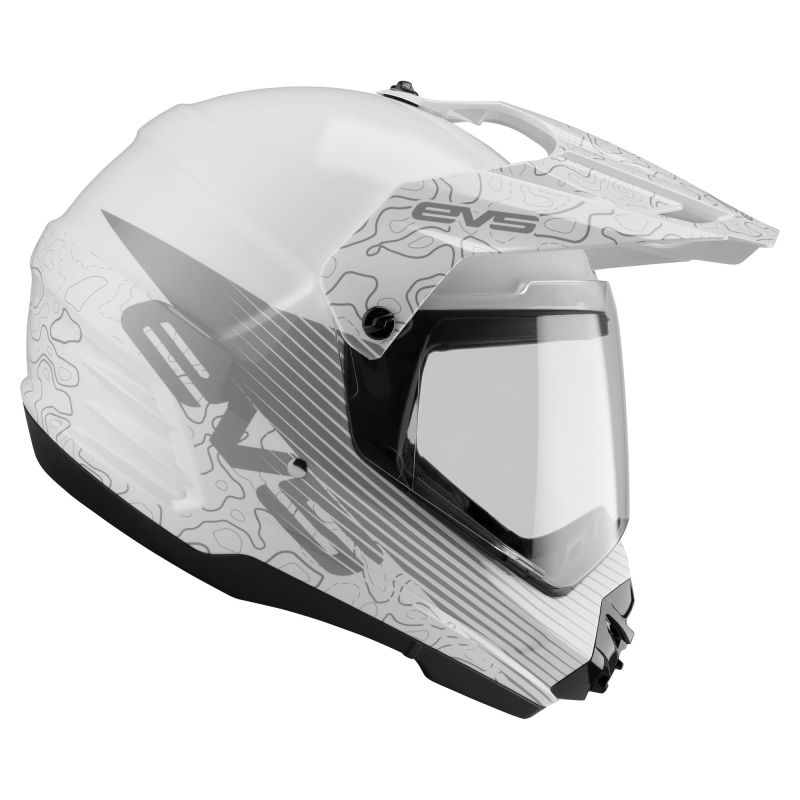 Dual Sport Helmet Venture Arise White - Large - Click Image to Close