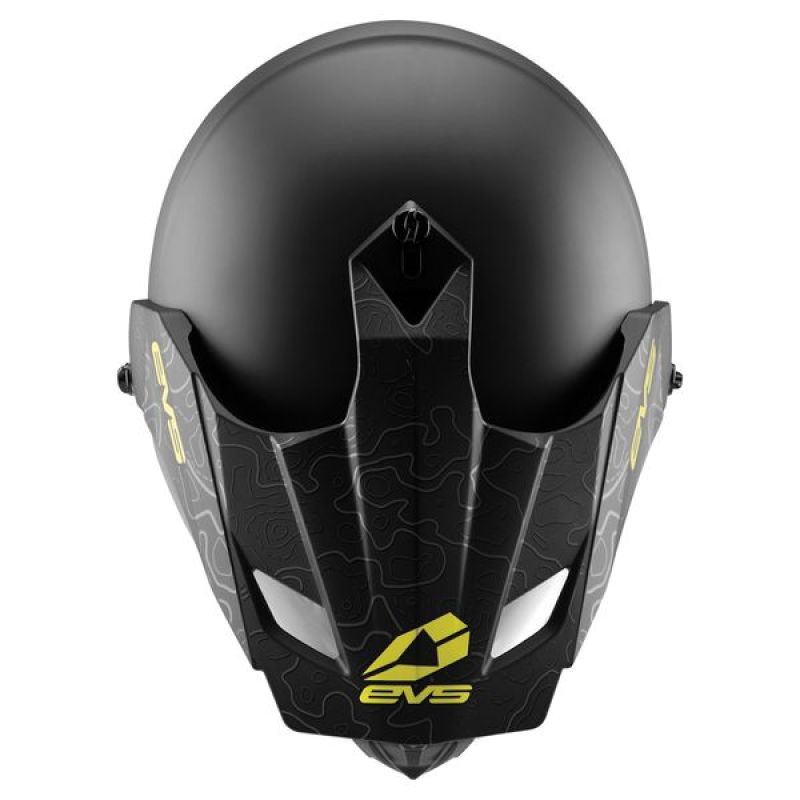 T5 Dual Sport Venture Arise Helmet Visor - Matte Black - Click Image to Close