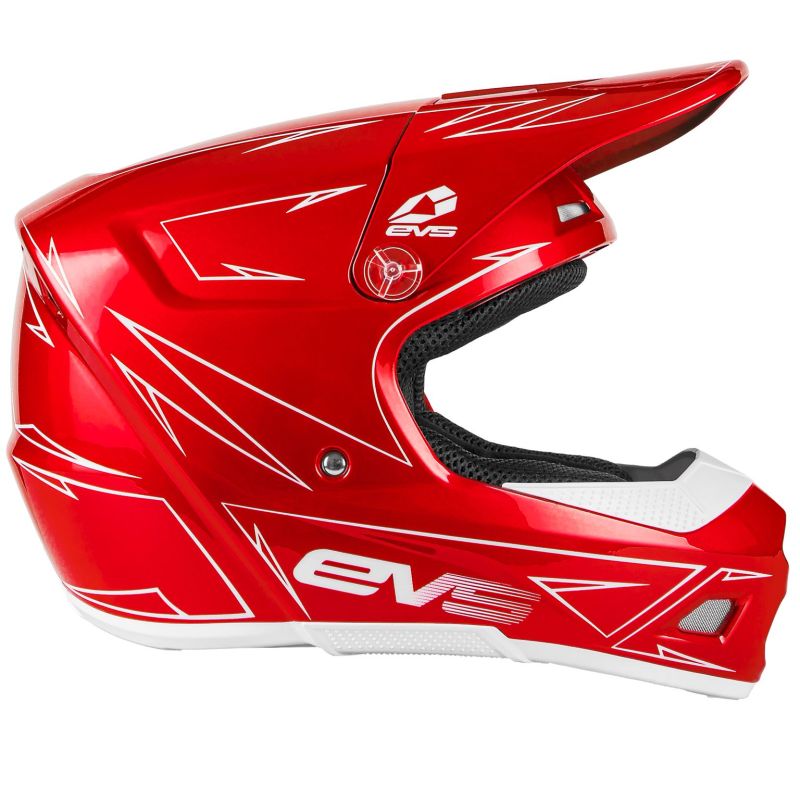 EVS T3 Pinner Helmet Red Youth - Medium - Click Image to Close