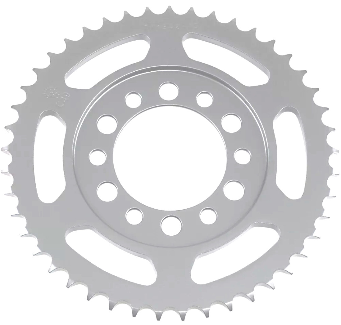 Steel Rear Sprocket - 45 Tooth 428 - For Yamaha TW200 YZ80 XT DT MX - Click Image to Close