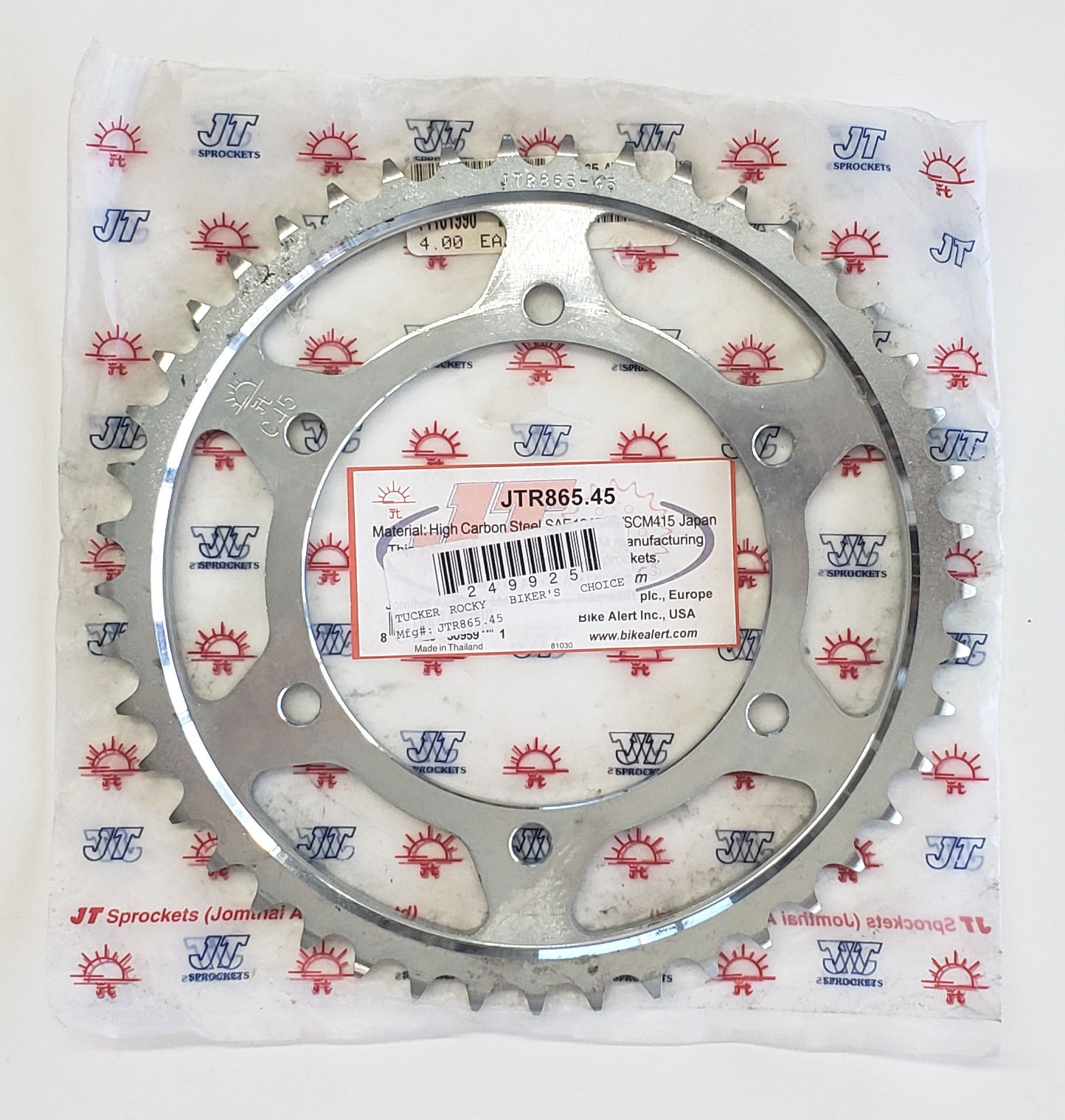 Steel Rear Sprocket - 45 Teeth 520 Pitch *OB* - Click Image to Close