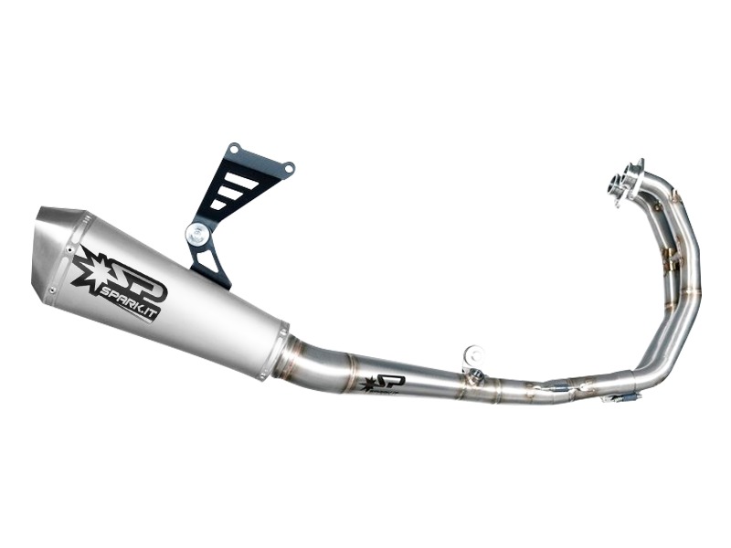 Konix Titanium Stainless Full Exhaust - Kawasaki Ninja 400 - Click Image to Close