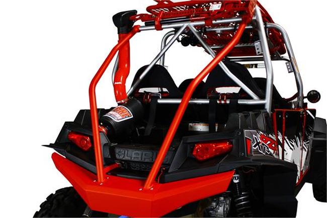 Dragonfire Rocksolid Back Bone Bars - Red - For Polaris Rzr4 900 Xp - Click Image to Close