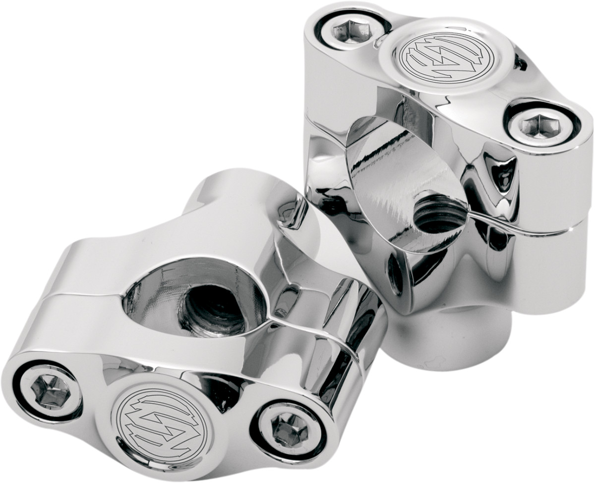 Chrome Moto Risers 1.25" Tall - Click Image to Close