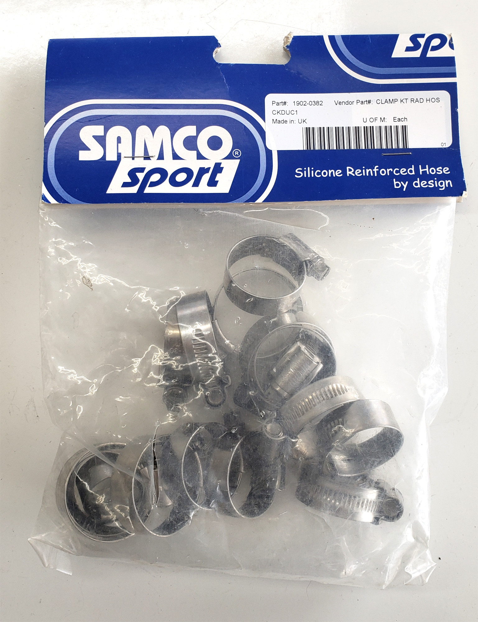 Radiator Hose Clamp Kit - For Ducati 748 916 996 - Click Image to Close