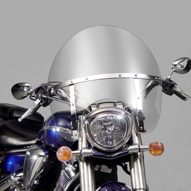 Switchblade Windshield Chopped Clear - For Yamaha Raider & 1300 V-Star - Click Image to Close