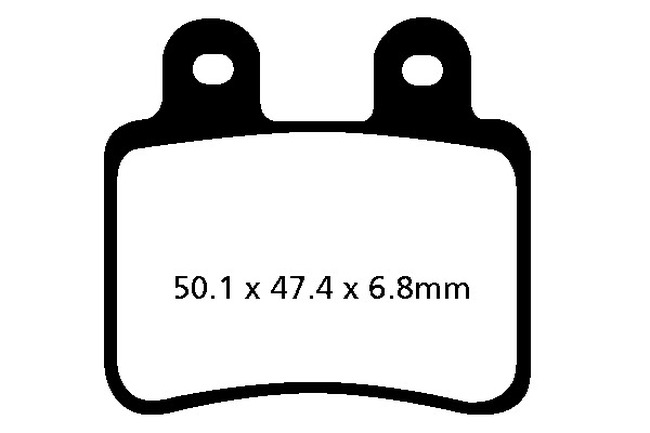 Standard Organic Brake Pads - Click Image to Close