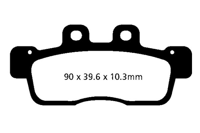 Standard Organic Brake Pads - Click Image to Close