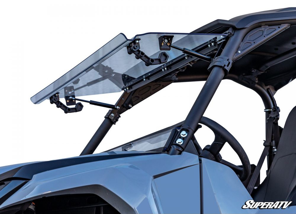 Flip Windshield - For Yamaha Wolverine RMAX2 - Click Image to Close