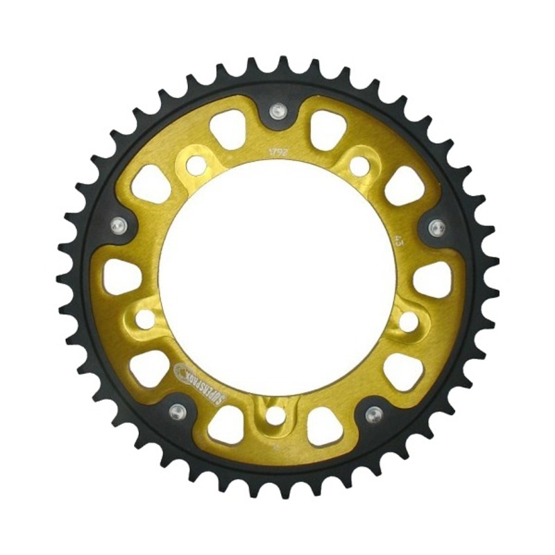 Stealth Rear Sprocket 43T Gold - Suzuki Triumph - Click Image to Close