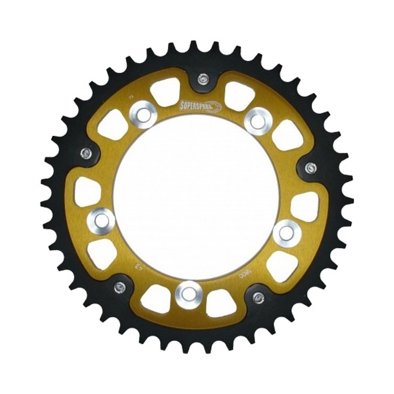 Stealth Rear Sprocket 43T Gold - Suzuki Triumph - Click Image to Close