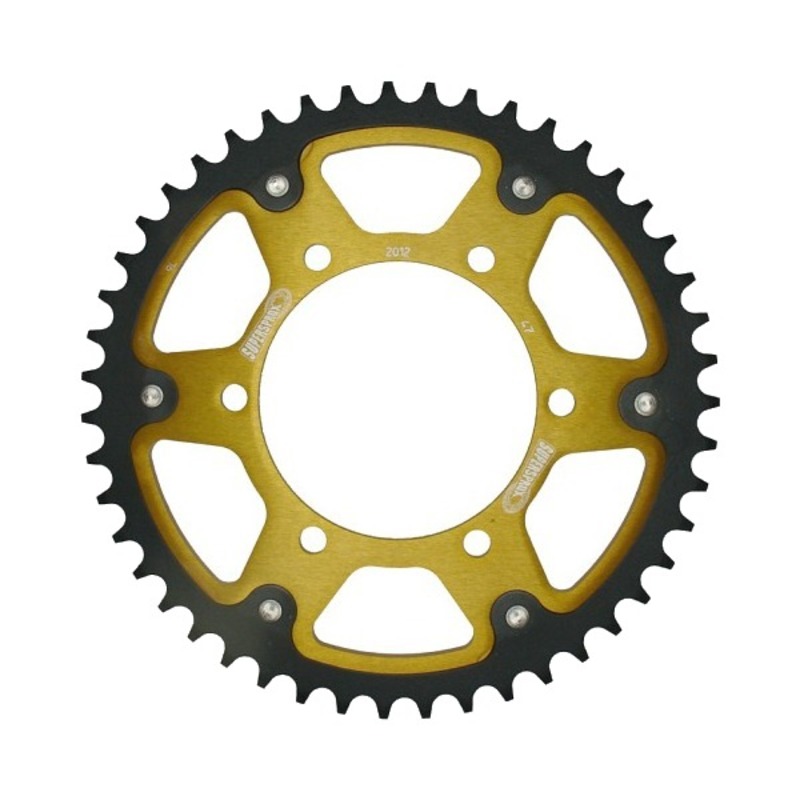 Stealth Rear Sprocket 47T Gold - Triumph - Click Image to Close