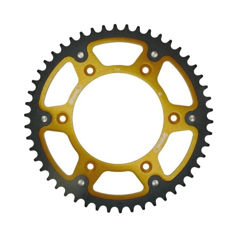 Stealth Rear Sprocket 50T Gold - Honda CRF CR XR - Click Image to Close